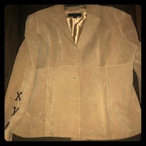 Women’s leather blazer XL